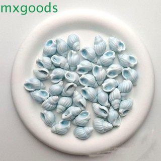 MXGOODS 10 Cái / Bộ Hạt Vỏ Conch 3D Handmade CraftSpacer Hạt Rời Cá Tính Hoạt Hình Nhiều Màu Sắc Dễ Thương Trang Sức Làm Chất Liệu DIY