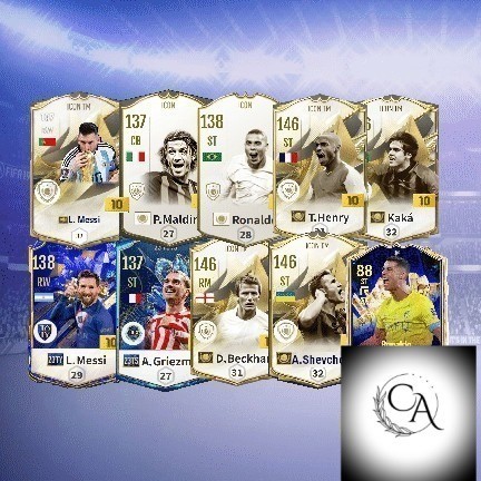 Móc khoá cầu thủ - Thẻ trưng bày FC Online (FO4)-in 2 mặt