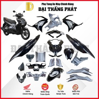 (Có bán lẻ) Dàn nhựa xe Air Blade 150cc K1F/K1G (2020-2021-2022) Phiên Bản Tiêu Chuân-Đen Bạc - NHB25M chính hãng Honda