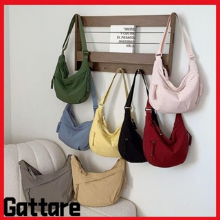 Túi Đeo Ngang GATTARE, Túi Đeo Vai Đơn Giản Hàn Quốc, Dung Tích Lớn Màu Trơn Nhẹ Thể Thao Hobos Túi Nam