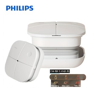 [MALL] Bồn ngâm chân kiêm massage tích hợp tia hồng ngoại điện xung thương hiệu Hà Lan cao cấp Philips PPM3102F