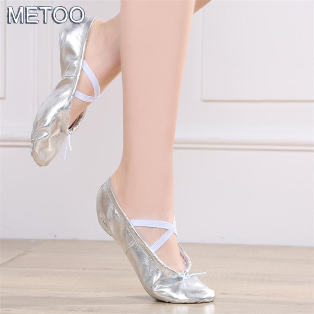 MT Công Chúa Nhỏ Sáng Bé Gái Giày Ba Lê Nữ Đế Mềm Múa Ba Lê Dép Nữ Tập Thể Dục Giày Khiêu Vũ