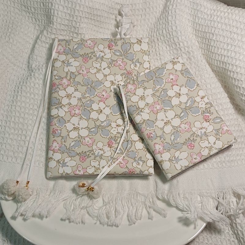 A5 A6 Gardenia Vải Sách Áo Khoác Handmade Sổ Cái Sách Áo Khoác Không Có Bìa Sách Vải Sách Áo Khoác C