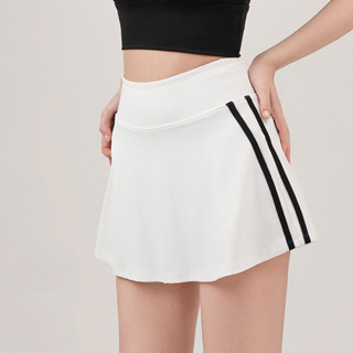 SHAMZU Váy Ngắn Thể Thao Nữ Chống chói Cao Cấp Ôm Hơn Nhìn Chạy Bộ Quần Vợt Tập Yoga Culottes Kendou Phong Cách Giả Hai Mảnh Váy