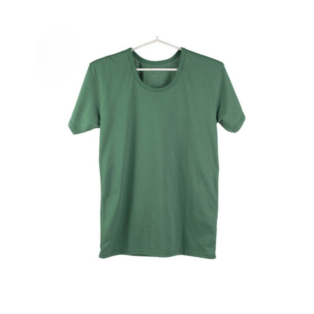 Áo cộc tay màu xanh dệt kim cổ tròn công ty cổ phần 26 AT2