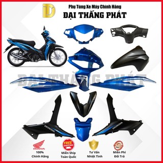   Có bán lẻ  Dàn áo xe Wave RSX 110cc K90 năm 2019 - màu Xanh đen - B189C chính hãng Honda 