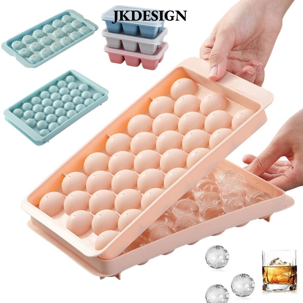 JKDESIGN Ice Cube Maker, Ice Ball Quick Frozen Summer Ice Cube Tray, Food Grade DIY Portable Homemad