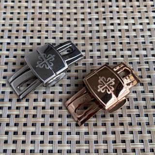  16mm 18mm Thép không gỉ Dây đeo đồng hồ khóa gấp phù hợp cho dây đeo Patek cho Philippe Bướm Hoa Khóa PP Nút triển khai chất lượng 
