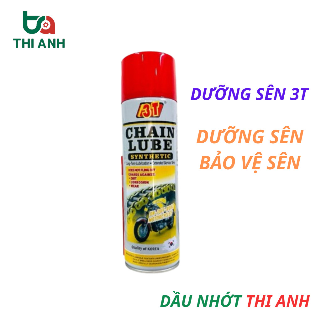 Dưỡng sên mở bò bôi trơn sên 3T chain lube Chống văng, giảm ồn