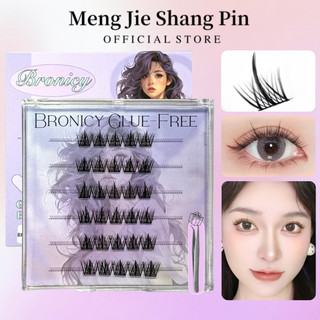  Bronicy 6 Hàng Lông Mi Giả Tự Dính Trilogy Không Cần Keo Có Thể Tái Sử Dụng 10 13mm 