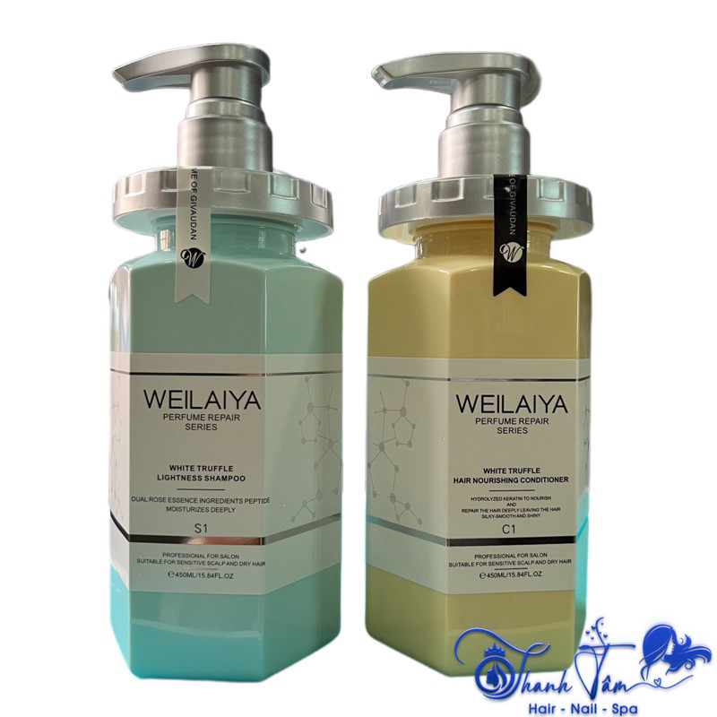 Dầu Gội Phục Hồi Đa Tầng Nấm White Truffle Weilaiya 450mlx2 - TN