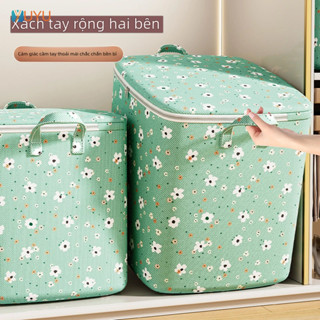 Hộp vải đựng quần áo YUYU, Túi đựng chăn màn đa năng,có thể gấp gọn, Giỏ cất trữ trang trí