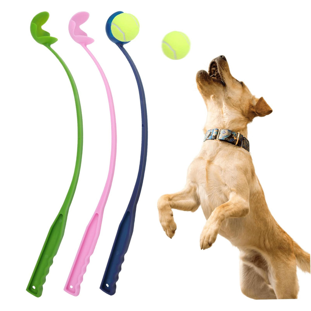 Máy phóng bóng chó - 24 "với bóng vừa (2.6"), Máy ném bóng cho chó, dành cho chó 20-100 pound