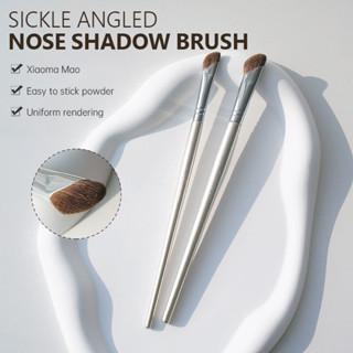  balltest🎨Cọ đánh phấn mũi hình lưỡi liềm lông ngựa Cọ tạo khối góc cạnh Cọ đánh phấn mũi 