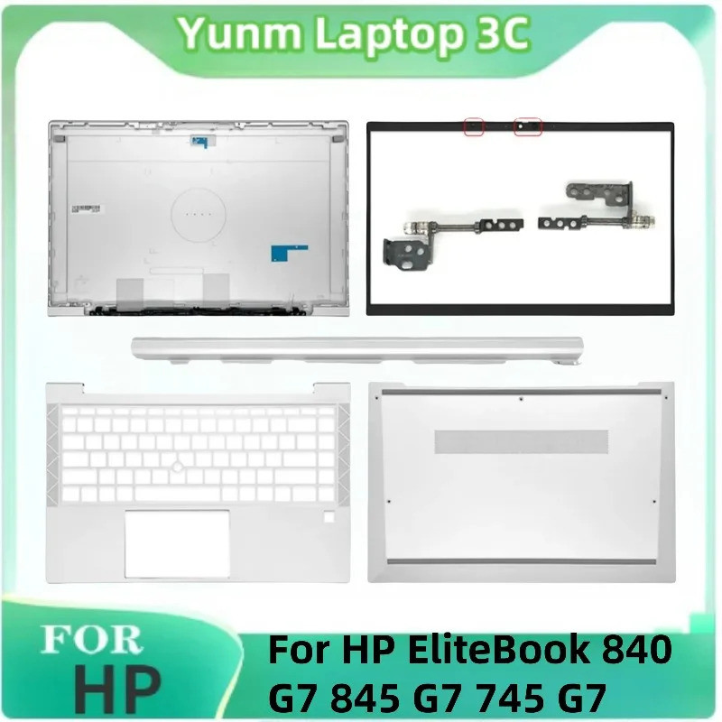 MỚI Dành Cho HP EliteBook 840 G7 845 G7 745 G7 LCD Ốp điện thoại Trước Viền Lòng Bàn Tay Đáy Trên / 