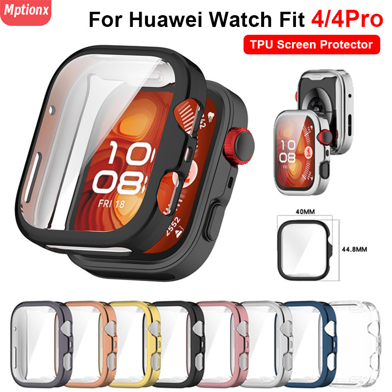 Full Cover Cho Huawei Watch Fit 4 Pro TPU Bảo Vệ Màn Hình Dành Cho Huawei Watch Fit 4 Phụ Kiện