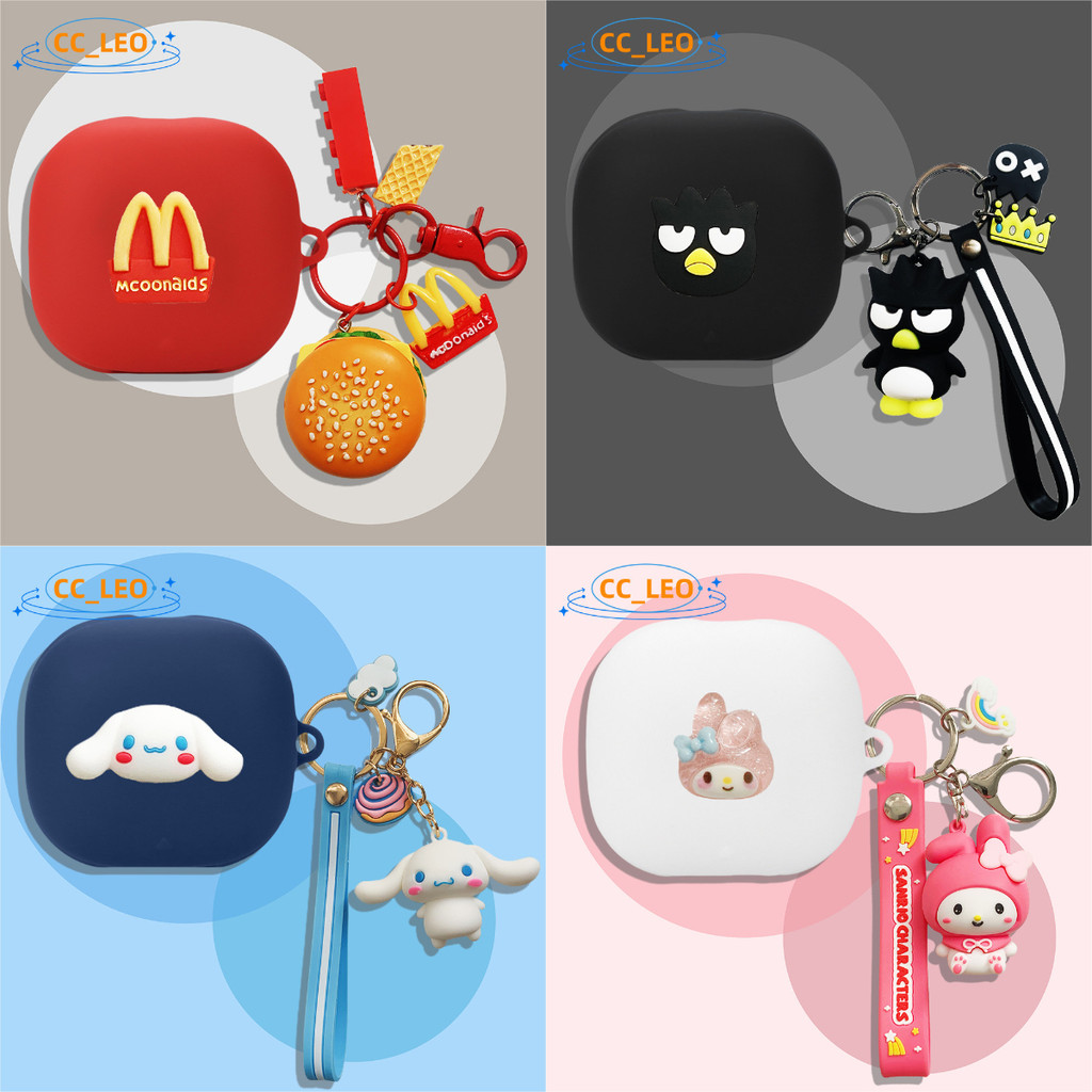 For Anker Soundcore Liberty 5 Case Soundcore Liberty 5 ANC Silicone Soft Case Cute Sanrio Cartoon Bu