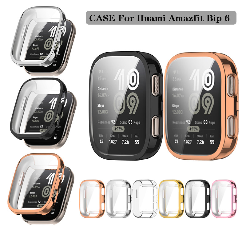 Vỏ Mềm TPU Bảo Vệ Mạ Điện Bảo Vệ Cho Huami Amazfit Bip 6 Bip6