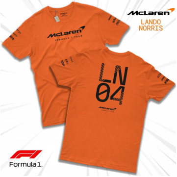 Áo thun đua Mclaren F1 cổ tròn