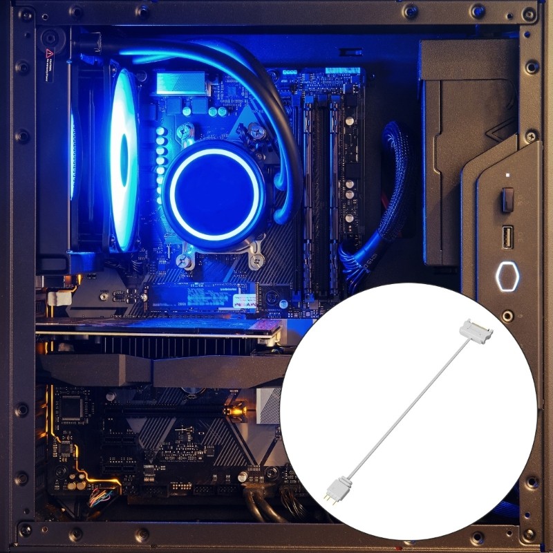 Mojito 5V 3Pin Máy Tính Bo Mạch Chủ Cáp Nối Dài ARGB Cáp ARGB ARGB