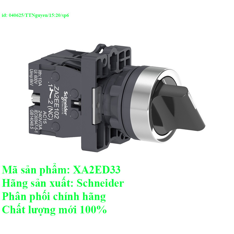 Công tắc xoay 3 vị trí 2NO XA2ED33