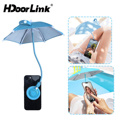 Giá đỡ ô điện thoại từ tính HdoorLink Giá đỡ ô điện thoại có thể thu vào đa năng Giá đỡ ô che nắng 360° Ô Mini xoay