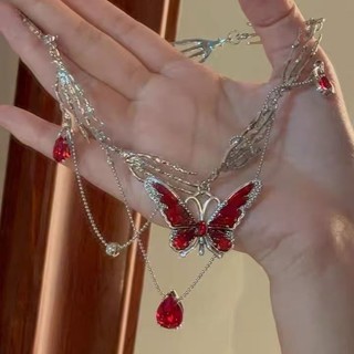 Thiết kế mới độc đáo, dây chuyền cổ xương đòn nhiều lớp với tua rua đơn giản cho phụ nữ