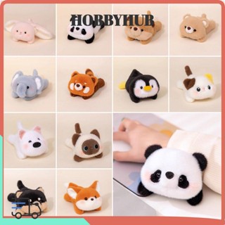  Gối Thú Nhồi Bông HOBBYHUB Búp Bê Đồng Hành Sang Trọng 17cm Sang Trọng Gấu Voi Siêu Mềm Cổ Tay Kéo Pad Quà Tặng Ngủ 