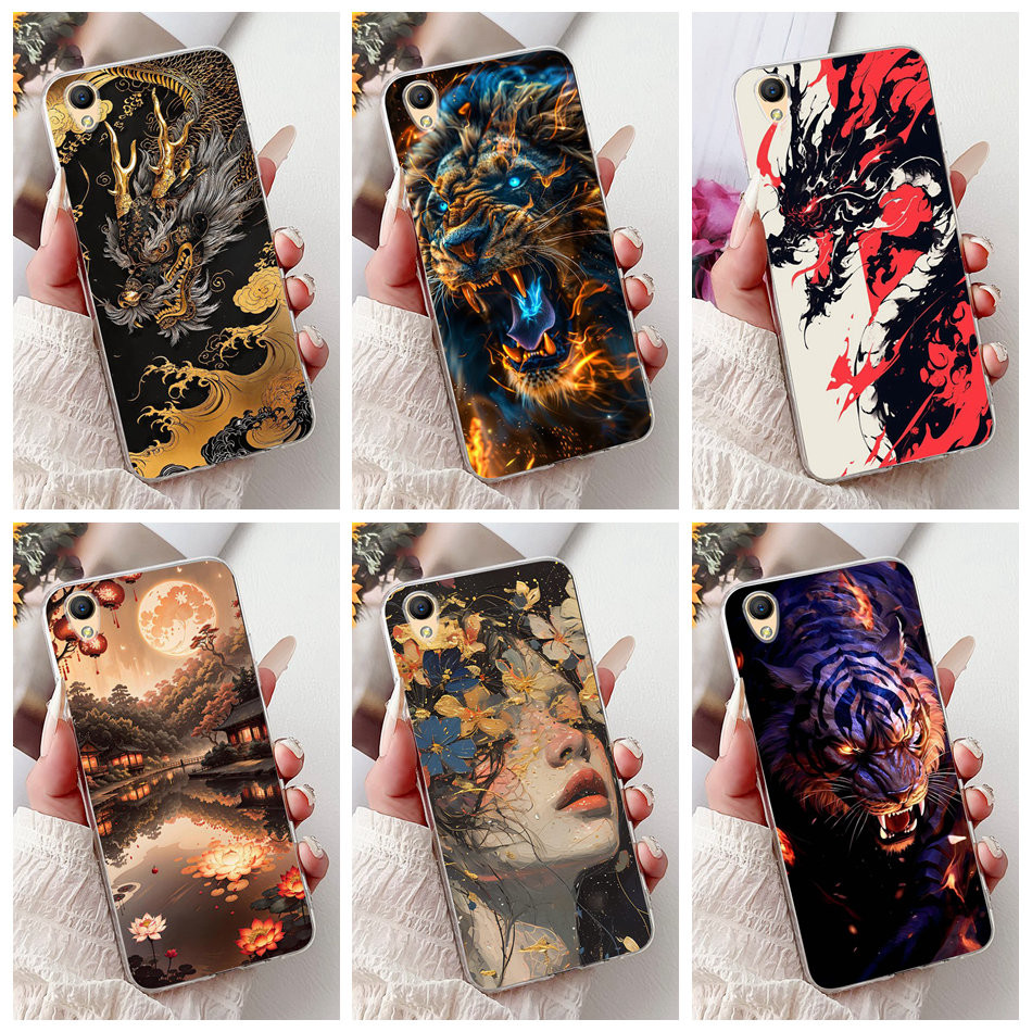 Dành Cho OPPO A37 A37f A37fw A37m Vỏ Tranh Rồng Mát Mới OppoA37 A 37 37f Vỏ Điện Thoại TPU Silicon M