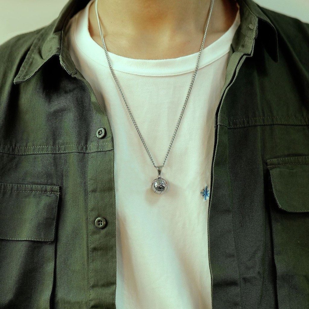 KOBE Kobe Lakers Số 24 Mặt Dây Chuyền Bóng Rổ Hợp Thời Trang Thể Thao Nam Nữ Thép Titan Retro Vòng C