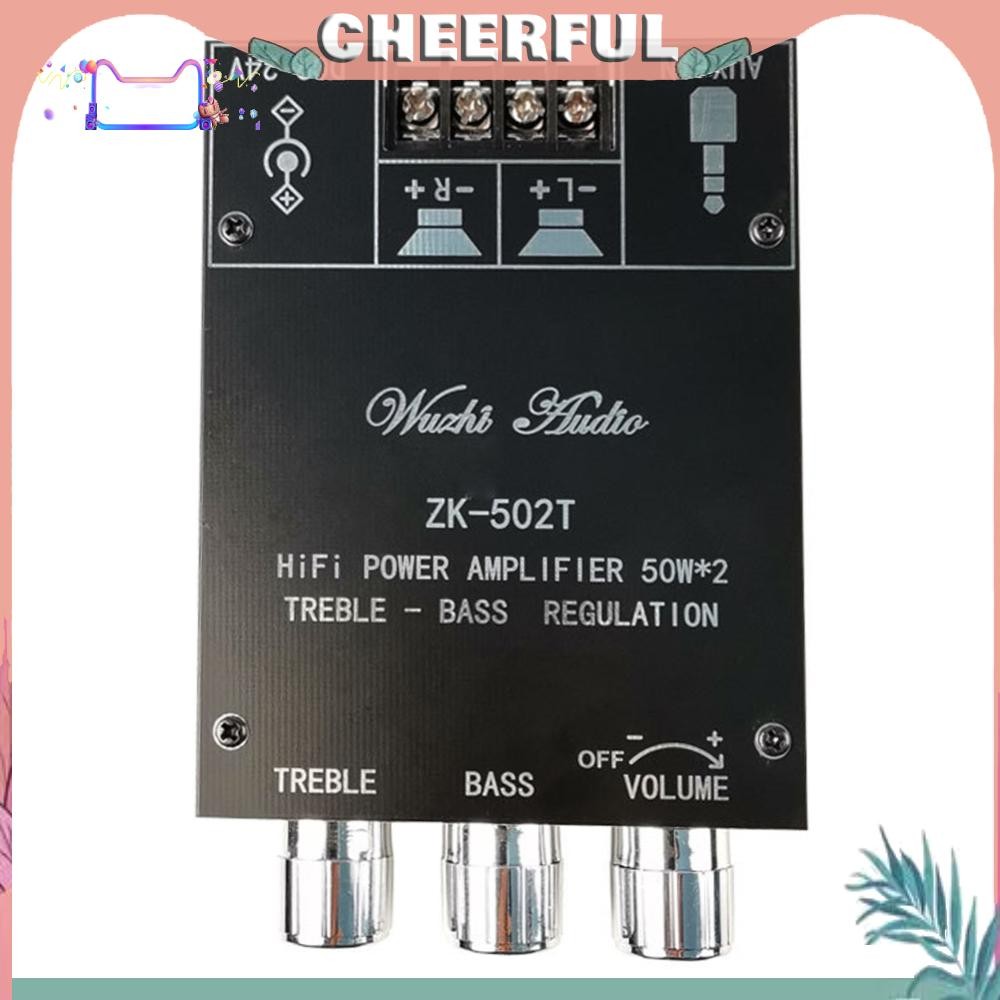 ZK-502T 50Wx2 HIFI 2.0 Kênh Bộ Khuếch Đại Âm Thanh Loa