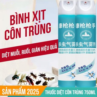  Bình Xịt Côn Trùng 750ml Diệt Muỗi Gián Kiến Ruồi Hiệu Quả Nhanh Không Mùi Khó Chịu – An Toàn Cho Gia Đình Trẻ Nhỏ 