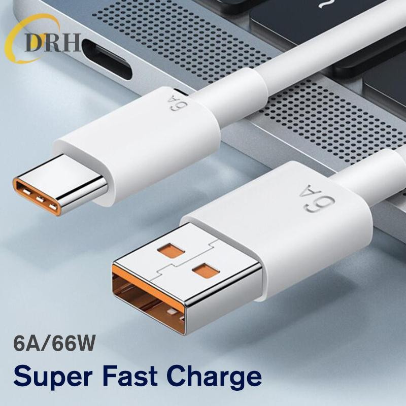 Cáp siêu USB Type-c 1 / 1.5mile 6A 66W chất lượng cao cho Huawei Mới