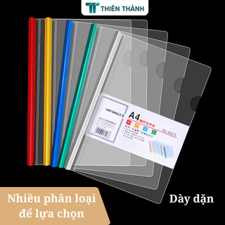  Bìa Kẹp Tài Liệu A4 Trong Suốt - Kẹp Giấy Hồ Sơ Đề Thi Tiện Lợi Cho Học Sinh Văn Phòng 