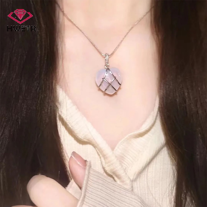 Vòng cổ nữ HWETR phối mặt phong cách búp bê Barbie sáng tạo