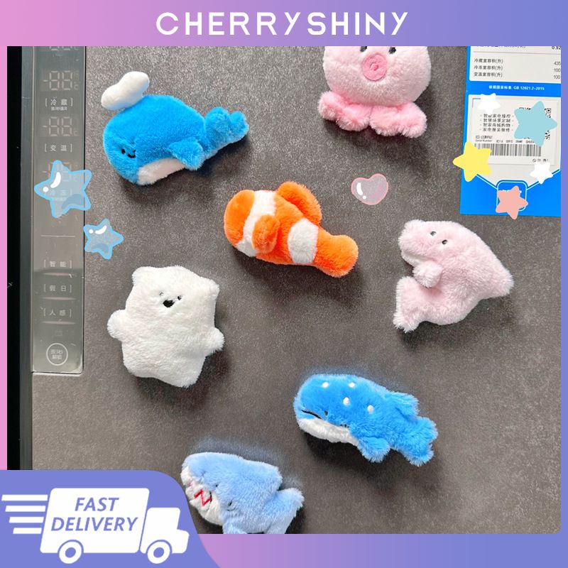 NÓNG！ Dễ Thương Sang Trọng Tủ Lạnh Nam Châm Động Vật Biển Túi Mù Nhãn Dán Trang Trí Từ Tính Dễ Thương Nhật Bản