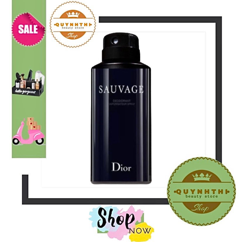 Xịt Khử Mùi Toàn Thân Sauvage Deodorant Spray For Men 150ML