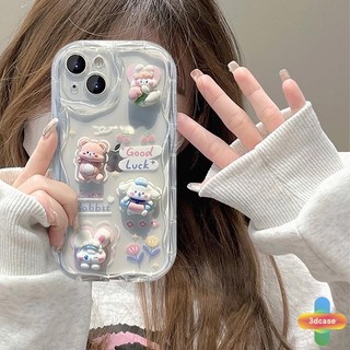 Ốp Điện Thoại Viền Cong Hình Thú Bông 3d diy 3d Cho IPhone XR 11 12 13 14 PRO MAX 6 7 6S 8 14 Plus X XS MAX 11 12 13 Se 2020 6SPlus 7Plus 6Plus 8Plus 14Plus XSMAX