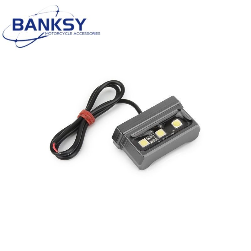 Đèn Chiếu Biển Số Xe Mô Tô 12v Bằng Hợp Kim Nhôm