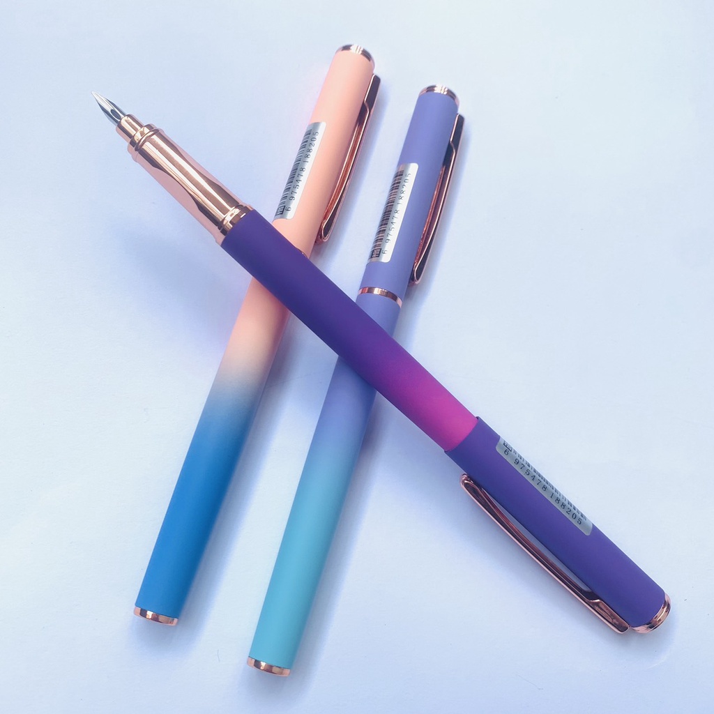 Bút máy Owen 820 kim tinh lá tre hoàn toàn mới thân nhám phong cách cực sang