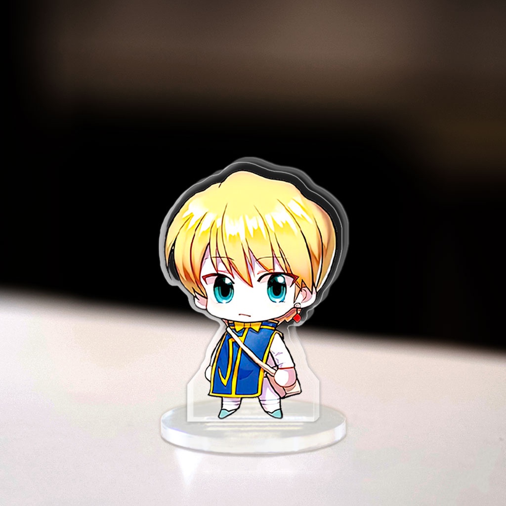 Mô hình 3cm Mini Hunter X Hunter Standee Killua Zoldyck Gon Freecss Anime Manga Chibi trang trí góc học tập cao 3cm NLP