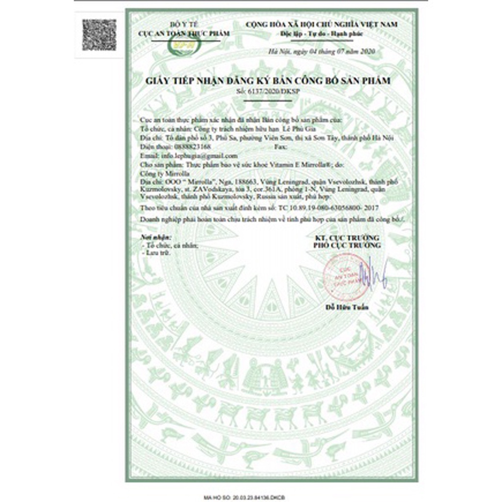 Vitamin E Đỏ Nga Tái Tạo Da, Ngăn Ngừa Lão Hóa, Mang Đến Vẻ Đẹp Trẻ Trung, Tự Nhiên Cho Chị Em phụ Nữ