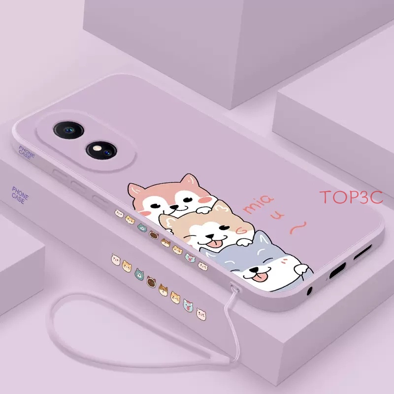 Ốp lưng OPPO A78 A58 Ốp Điện Thoại Hình Chú Chó Đáng Yêu Cho oppo a58 / a78 4g / a78 5g / a98 5g / reno 8t 5g / a17 / a17k GG