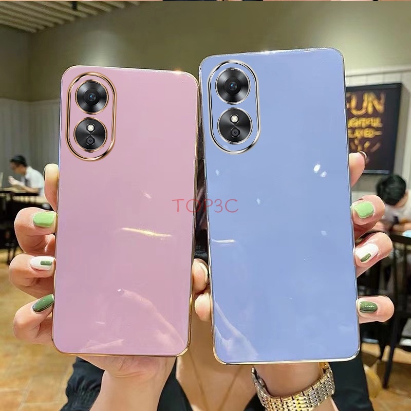 Ốp lưng oppo A58 A78 A98 5G Ốp Điện Thoại Viền Thẳng Thời Trang Cho oppo a78 4g / a98 5g / a17 / a78 5g / a17k / reno 8t 5g ZB