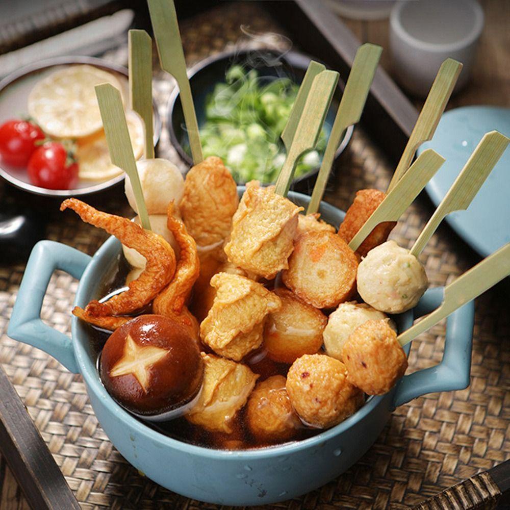 Dalton Set 100 Tăm Tre Dùng Một Lần Thân Thiện Với Môi Trường Dùng Trang Trí cocktail