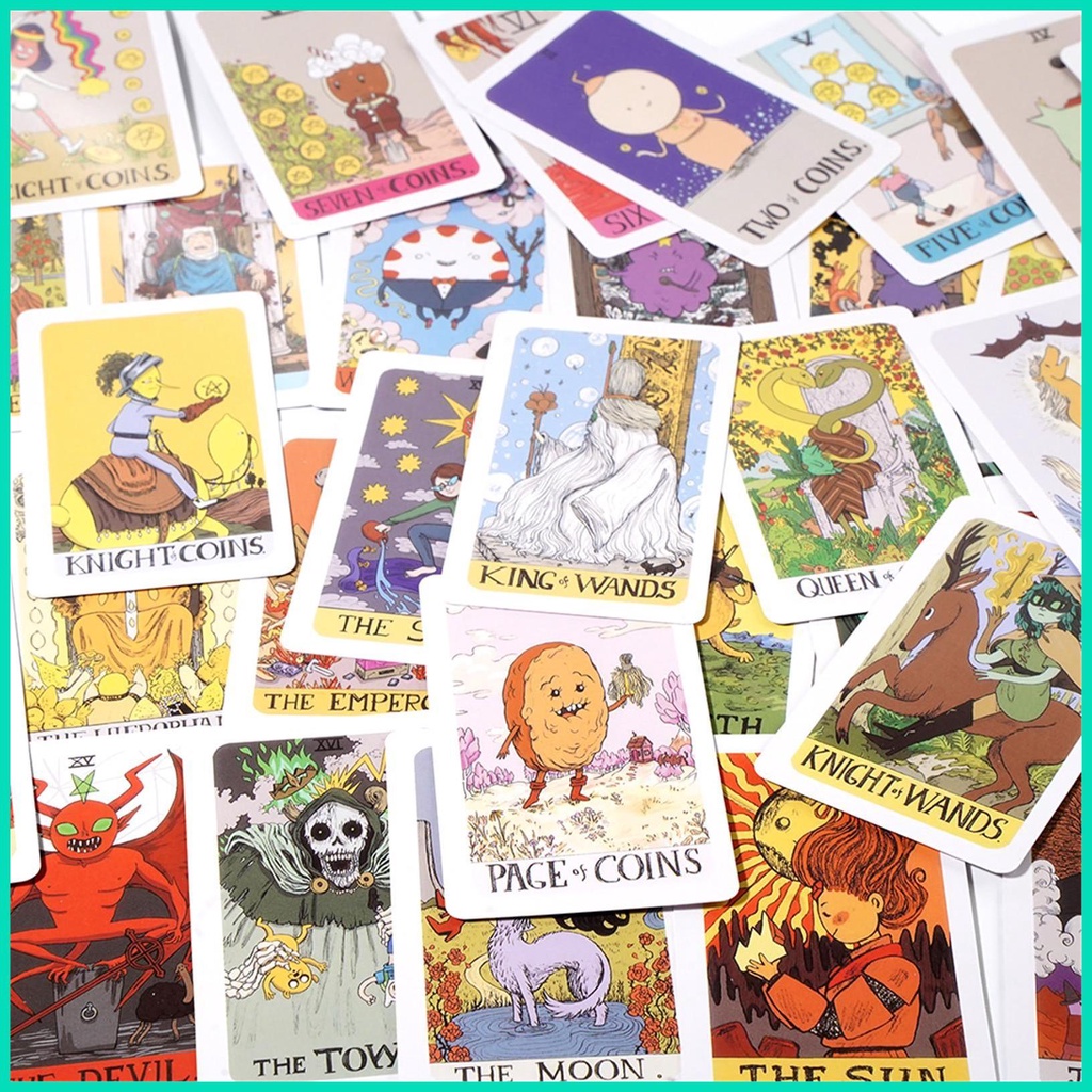Bộ Bài tarot Phiêu Lưu oracle Phiêu Lưu Tiếng Anh Cho Trò Chơi Bàn Tiệc Tương Lai