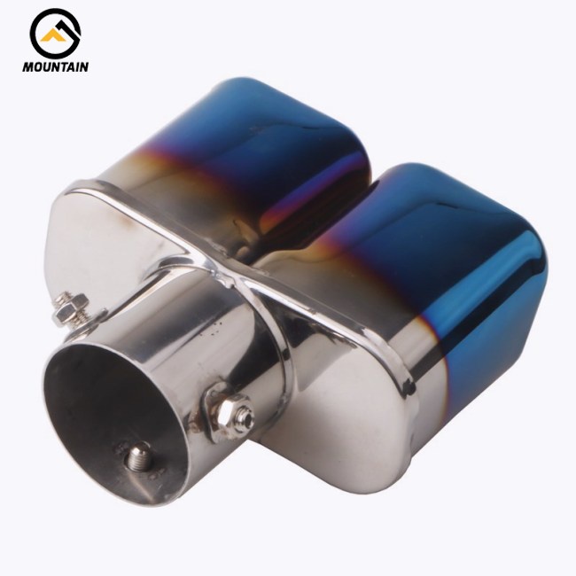 Ống Xả Khí Thải Hình Vuông Bằng Inox 2.5-inch Chuyên Dụng Cho Xe Hơi Leo Núi