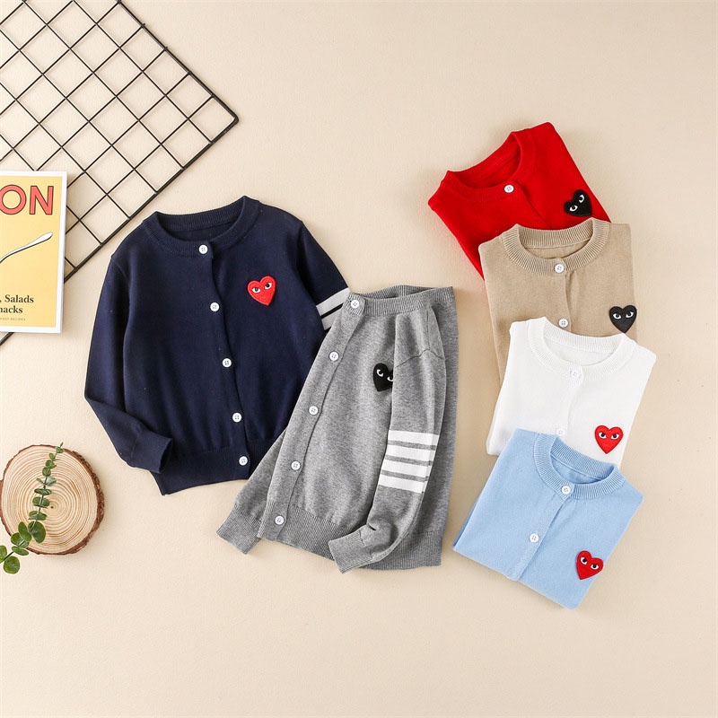 Áo Khoác cardigan Dệt Kim Phong Cách Nhật Bản Thời Trang Cho Bé Trai Và Gái