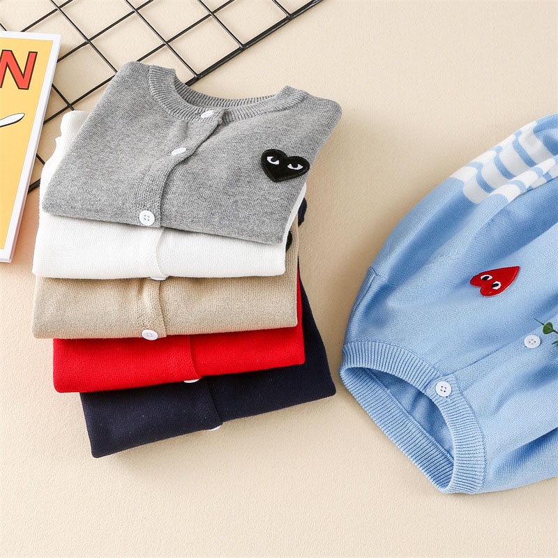 Áo Khoác cardigan Dệt Kim Phong Cách Nhật Bản Thời Trang Cho Bé Trai Và Gái