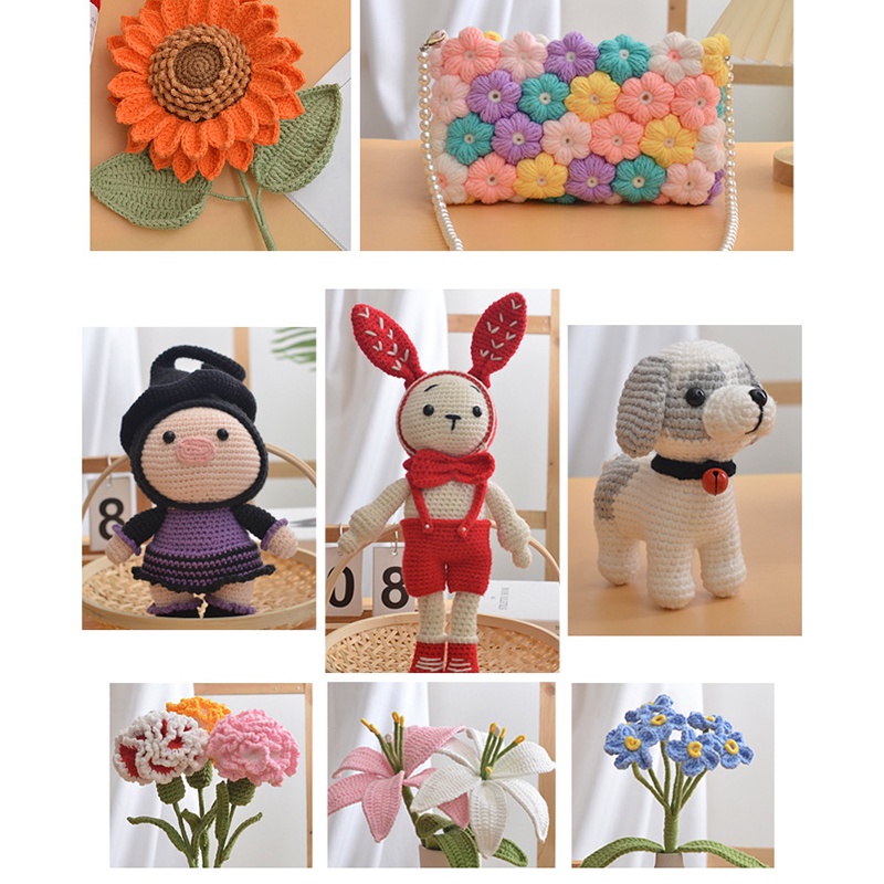 Năm sợi sữa bông Crochet sợi áo len khăn DIY chất lượng cao mềm tay đan chỉ